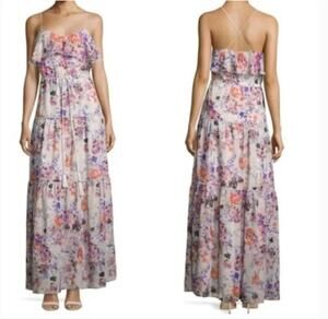 Revolve Likely Rosy Dream Barada Maxi Dress Sz S